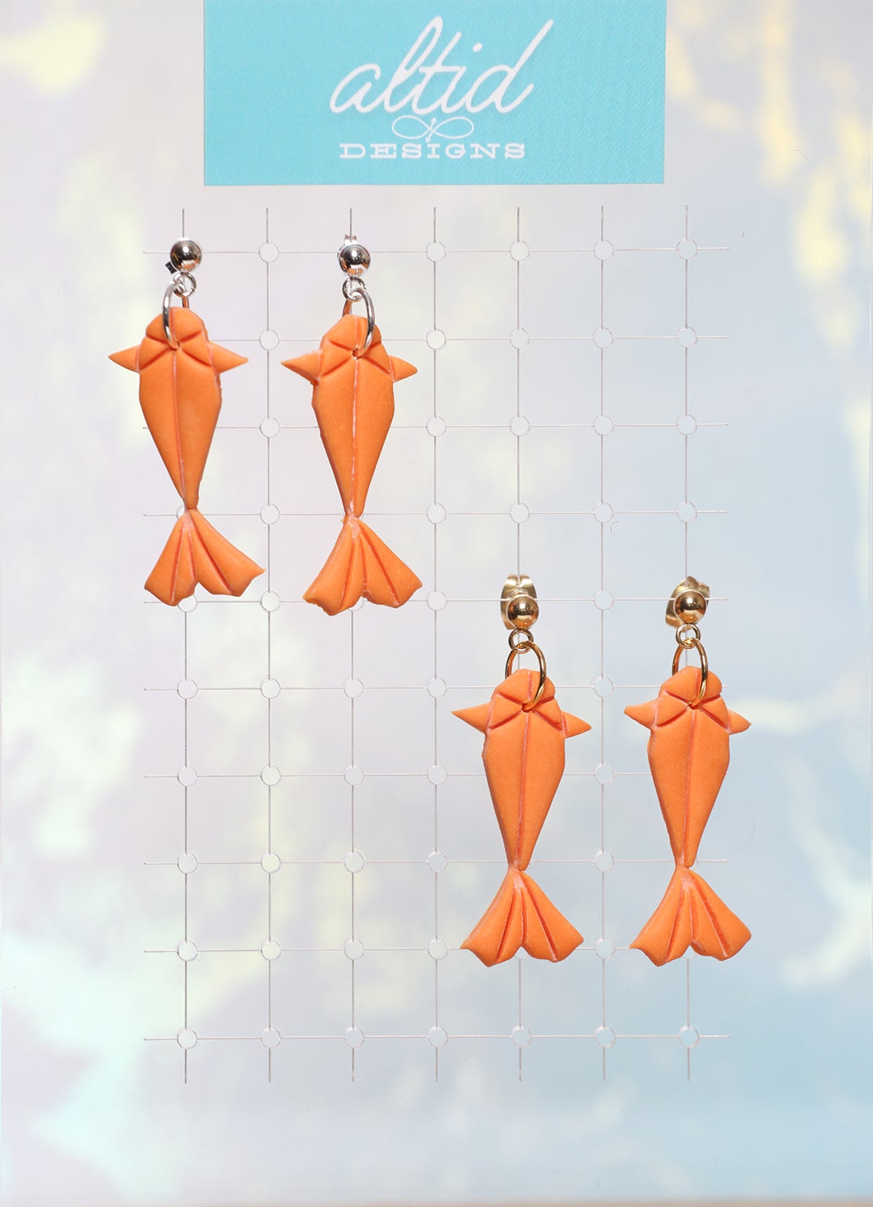 Koi Earrings - Origami